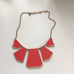 Coral statement necklace